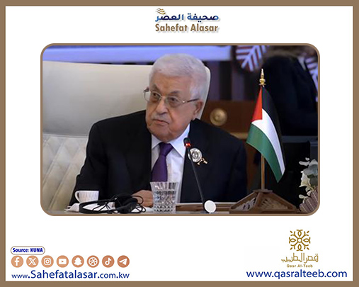 الرئيس الفلسطيني يدعو قمة بغداد إلى تبني خطة عربية لإنهاء الحرب وتحقيق السلام ..