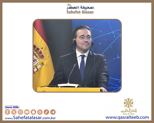 وزير خارجية إسبانيا يبحث مع نظرائه في الشرق الأوسط التطورات في المنطقة..