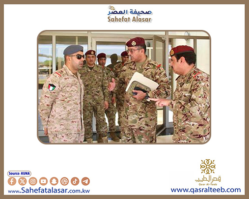 نائب رئيس (الأركان) يقوم بزيارة ميدانية إلى الحرس الأميري للاطلاع المهام ومستوى الجاهزية لدى المنتسبين..