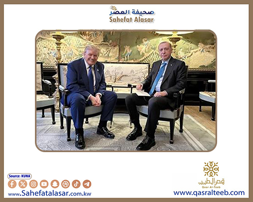 الرئيس التركي يبحث مع نظيره الأمريكي العلاقات الثنائية والقضايا الإقليمية والدولية..