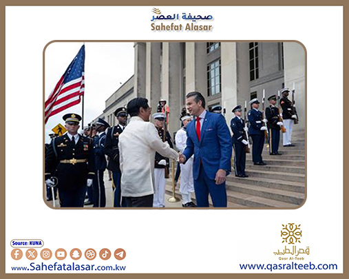 وزير الدفاع الأمريكي يبحث مع الرئيس الفلبيني التحالف الأمني ومعاهدة الدفاع المشترك..