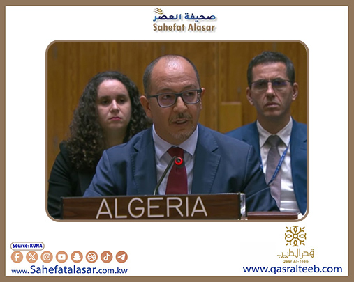 الجزائر تدعو إلى تعزيز الدبلوماسية الوقائية وتؤكد دعمها لحقوق الفلسطينيين..