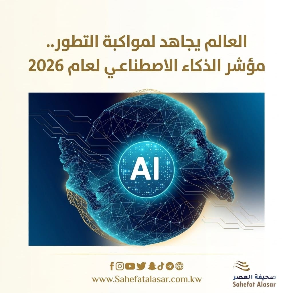 العالم يجاهد لمواكبة التطور.. مؤشر الذكاء الاصطناعي لعام 2026..
