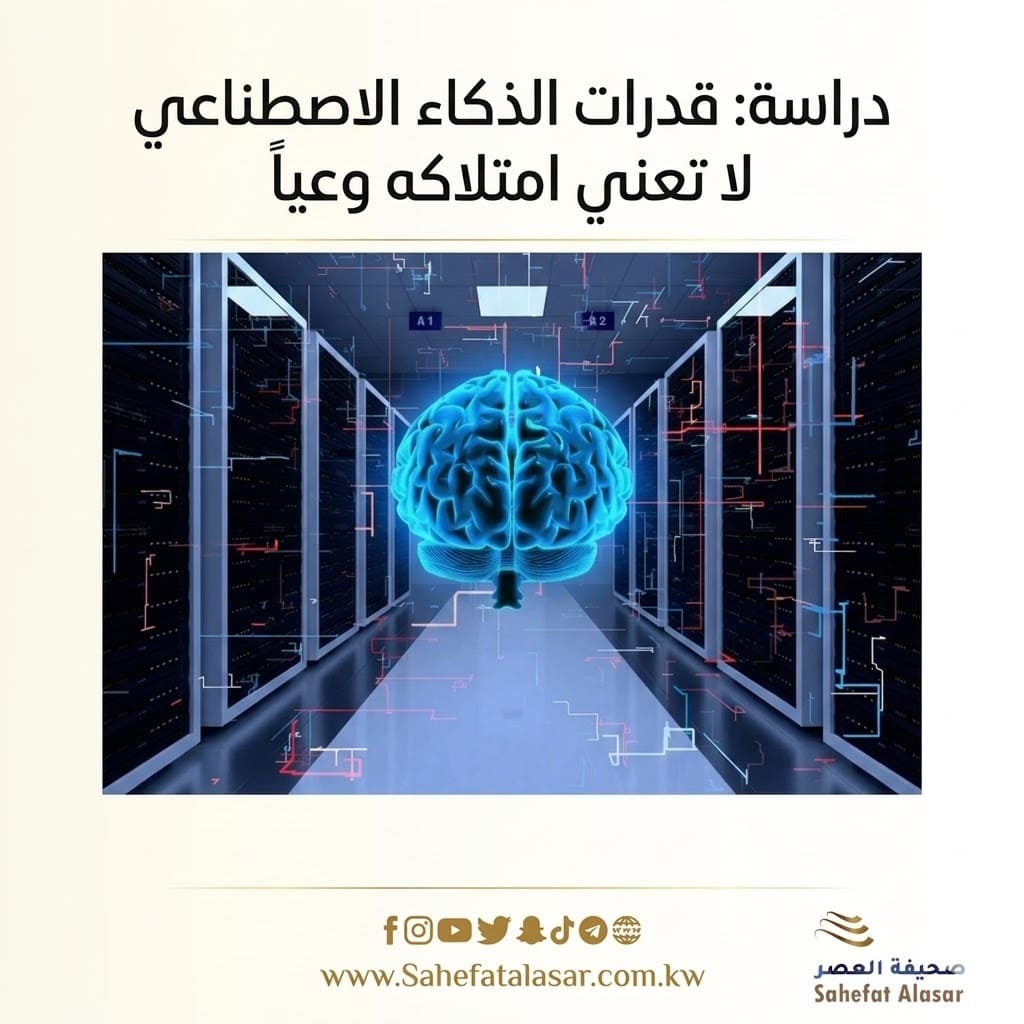 دراسة: قدرات الذكاء الاصطناعي لا تعني امتلاكه وعياً..
