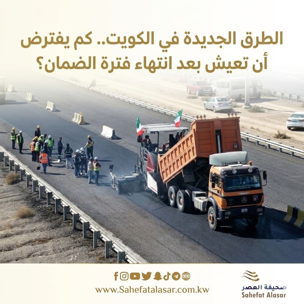 الطرق الجديدة في الكويت.. كم يفترض أن تعيش بعد انتهاء فترة الضمان؟..