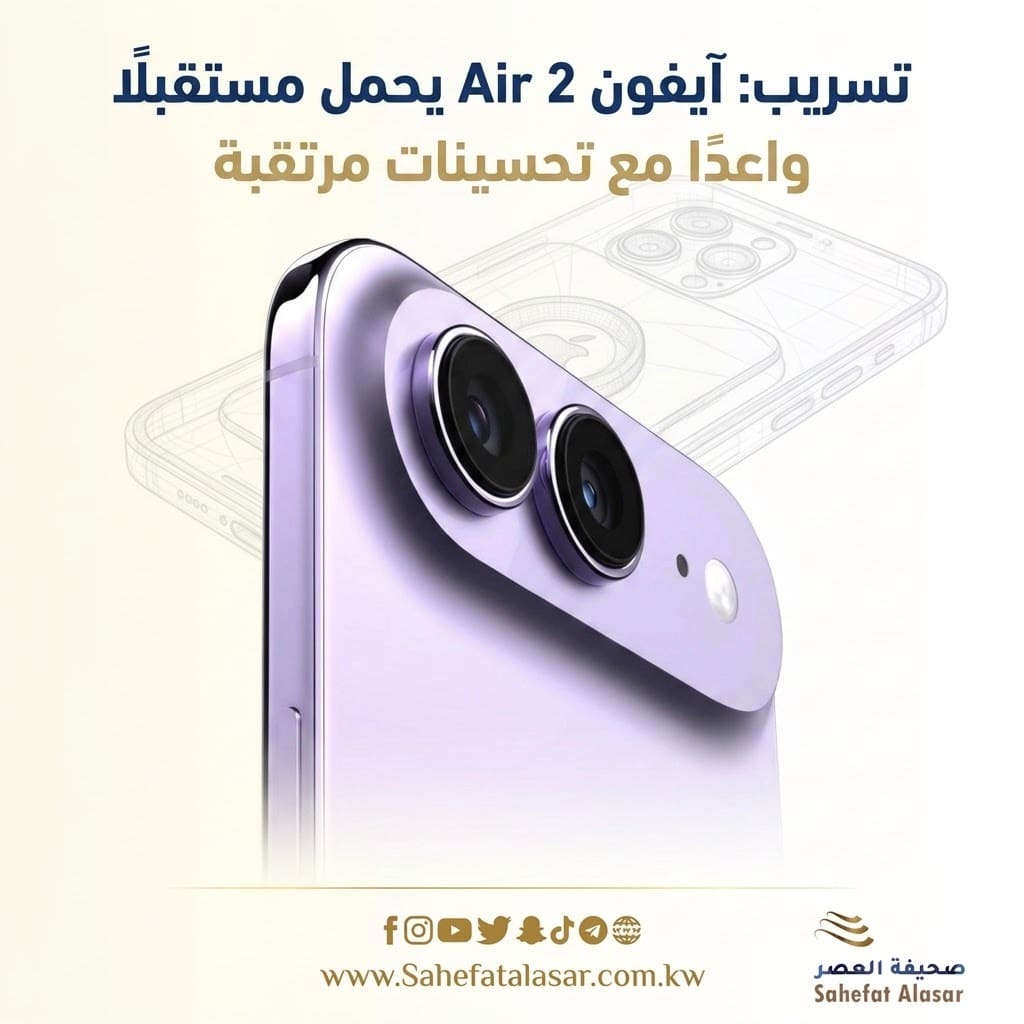 تسريب: آيفون Air 2 يحمل مستقبلًا واعدًا مع تحسينات مرتقبة..