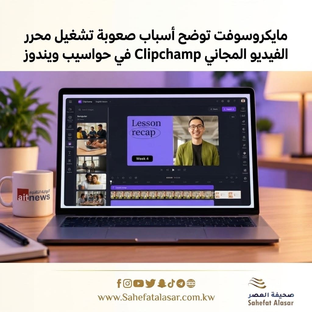 مايكروسوفت توضح أسباب صعوبة تشغيل محرر الفيديو المجاني Clipchamp في حواسيب ويندوز..