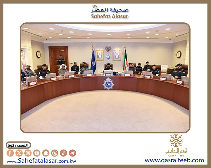 وكيل (الداخلية) يترأس اجتماعا لبحث الاستعدادات النهائية لتأمين الاحتفالات بالأعياد الوطنية..
