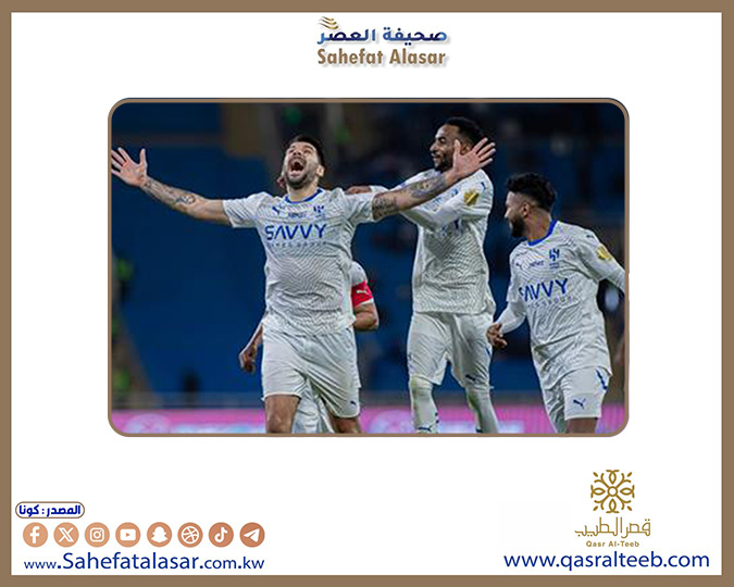 الدوري السعودي: (الهلال) يفوز على (الفيحاء) بهدفين نظيفين..