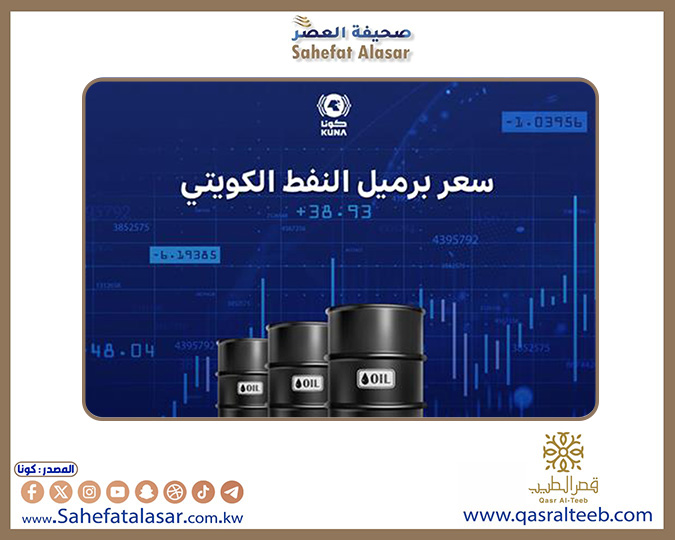 سعر برميل النفط الكويتي يرتفع 58 سنتا ليبلغ 74,19 دولار..