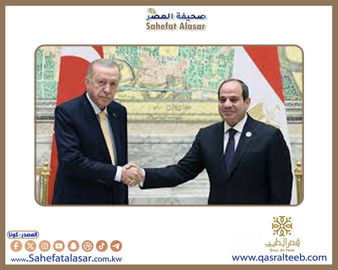 الرئيس التركي يؤكد لنظيره المصري ضرورة التنسيق الثنائي في قضايا المنطقة..