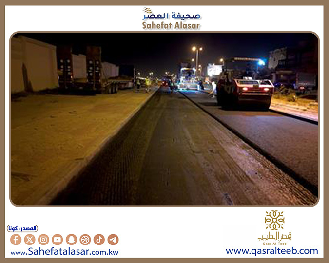 وزير (الأشغال): البدء في الصيانة الجذرية لطرق (صباح الأحمد)..